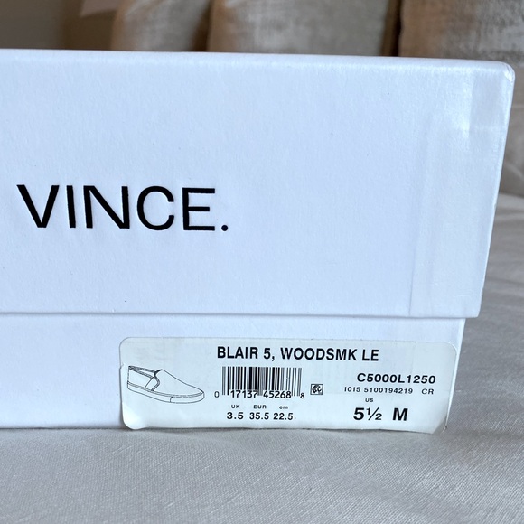 Vince | Blair Leather Perforated Slides - Picture 4 of 4